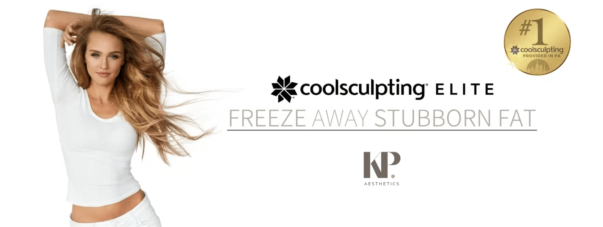 CoolSculpting Elite - Freeze Away Stubborn Fat - KP Aesthetics Hero